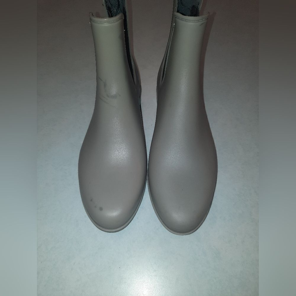 SAM EDELMAN - Tinsley Ankle Rain Boot Gray Size 8